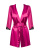 Obsessive Satinia robe - сатиновый пеньюар, S/M (розовый)